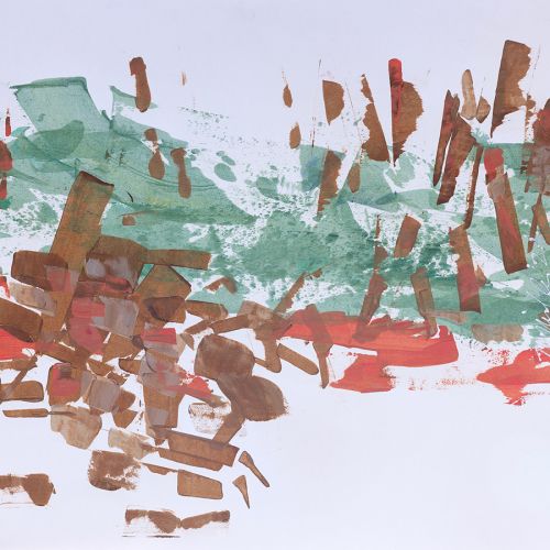 Eucalyptus Forest painting by Michelle Miller Works on Paper category image