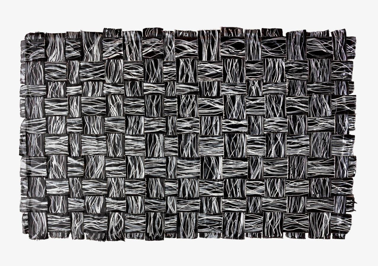 Michelle Miller abstract painting called Wisdom, 38 x 62 inches on canvas